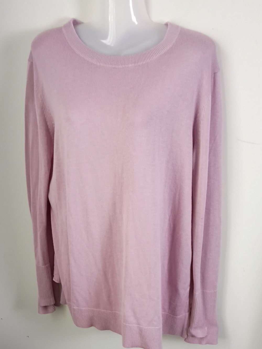 lululemon athletica lightweight crewneck sweater in pale lavender